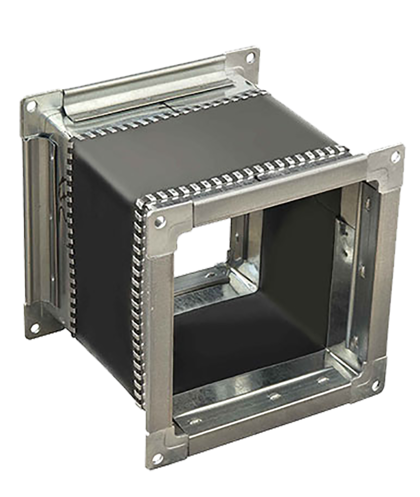 Гибкая вставка 224х224мм с фланцем для вентиляторов ВР 300-45 3,15